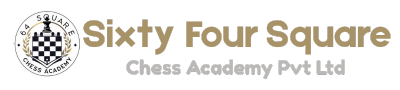 64 Square Chess Academy Logo